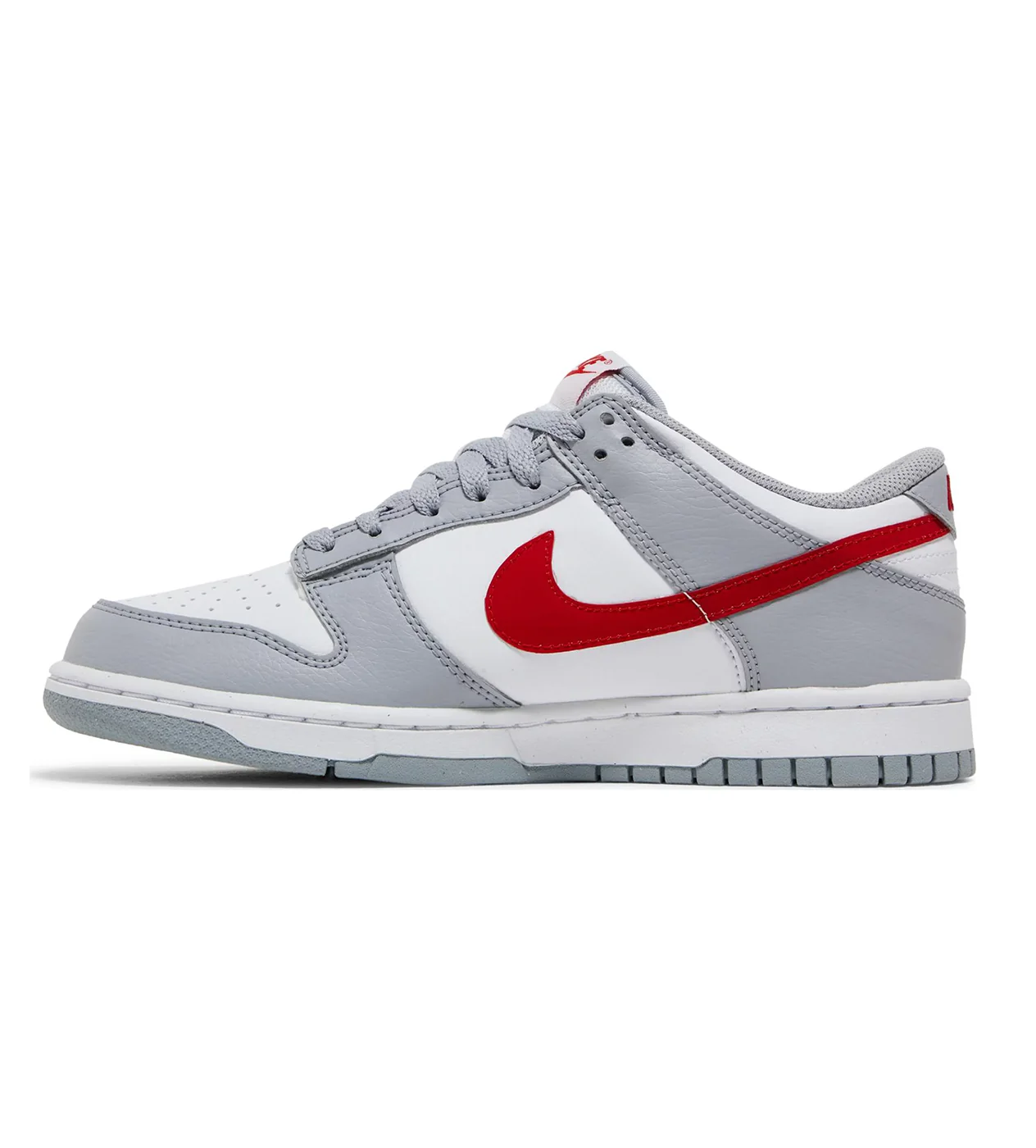 Nike Dunk Low 'White Wolf Grey University Red' - Image 3