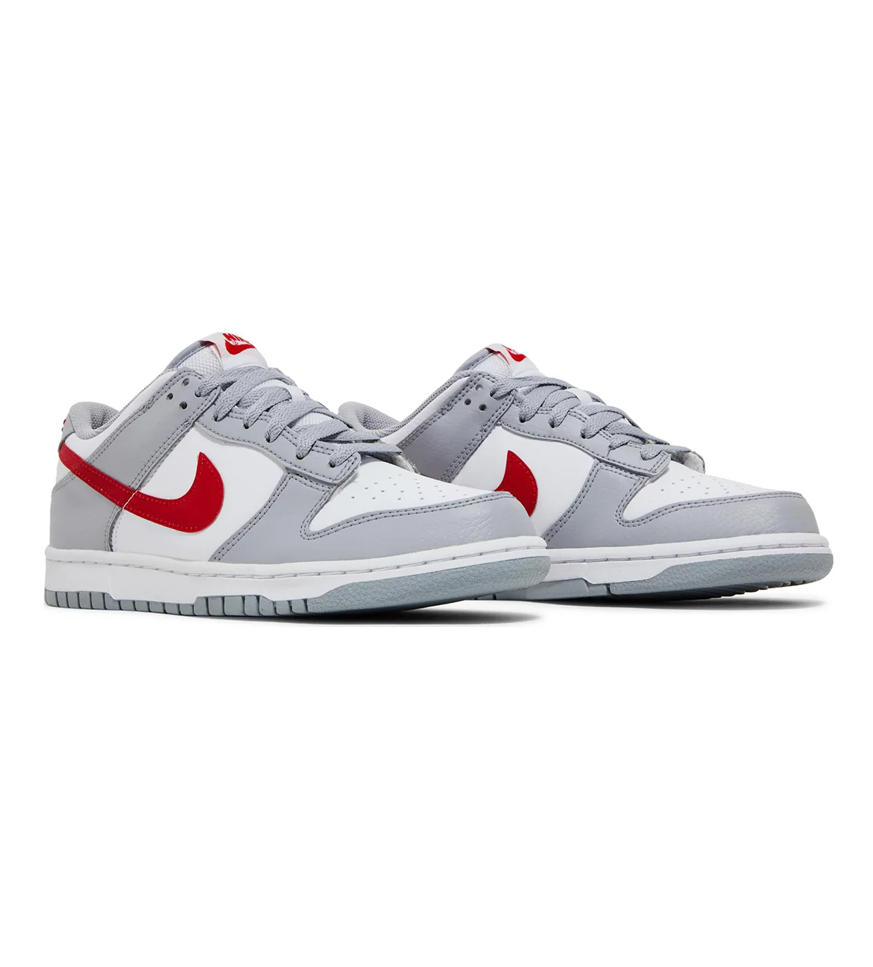 Nike Dunk Low 'White Wolf Grey University Red' - Image 4