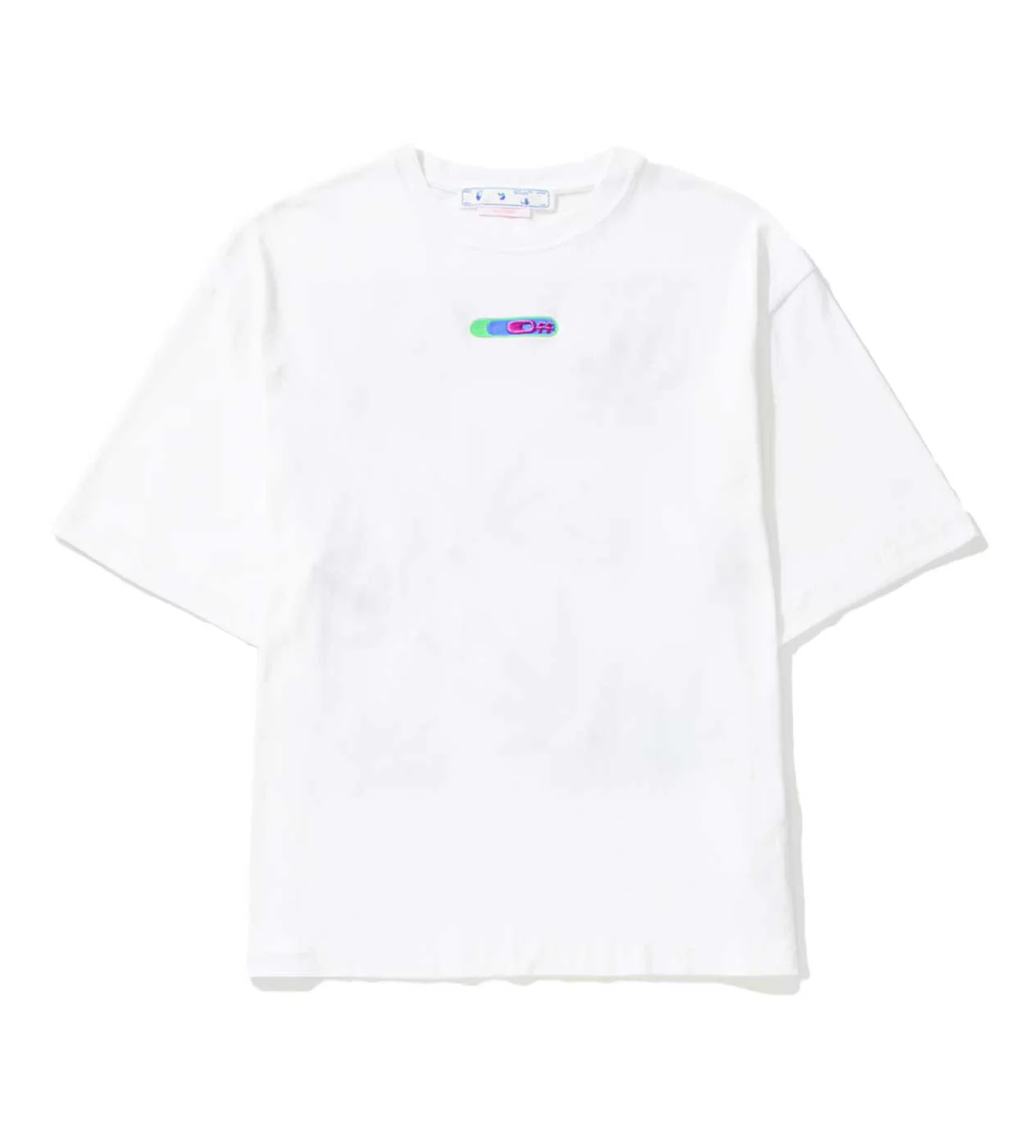 Off-White Weed Arrows Over Skate S/S White Green - Image 2