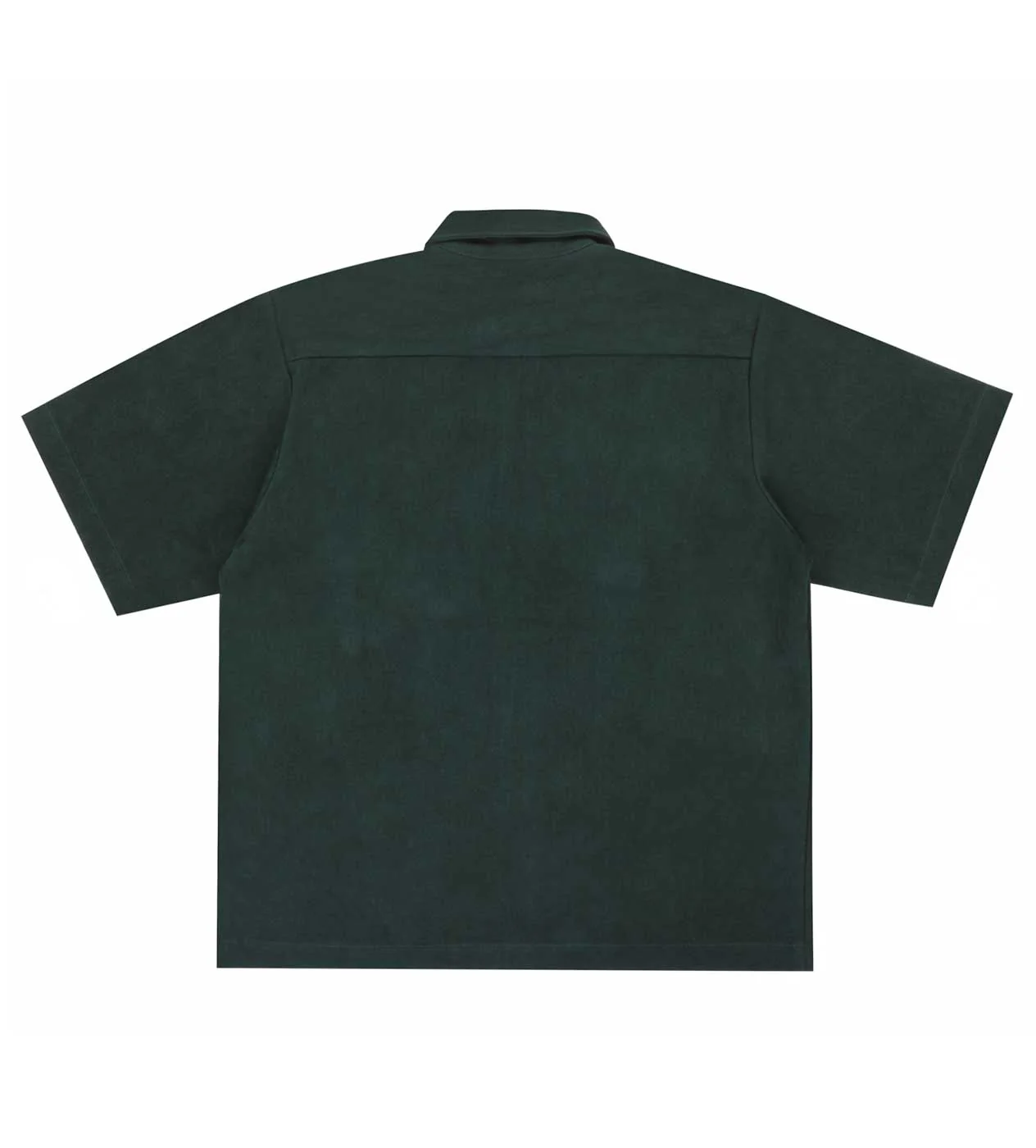Pieces Country Club Zip-Up Shirt Forrest Green - Image 2