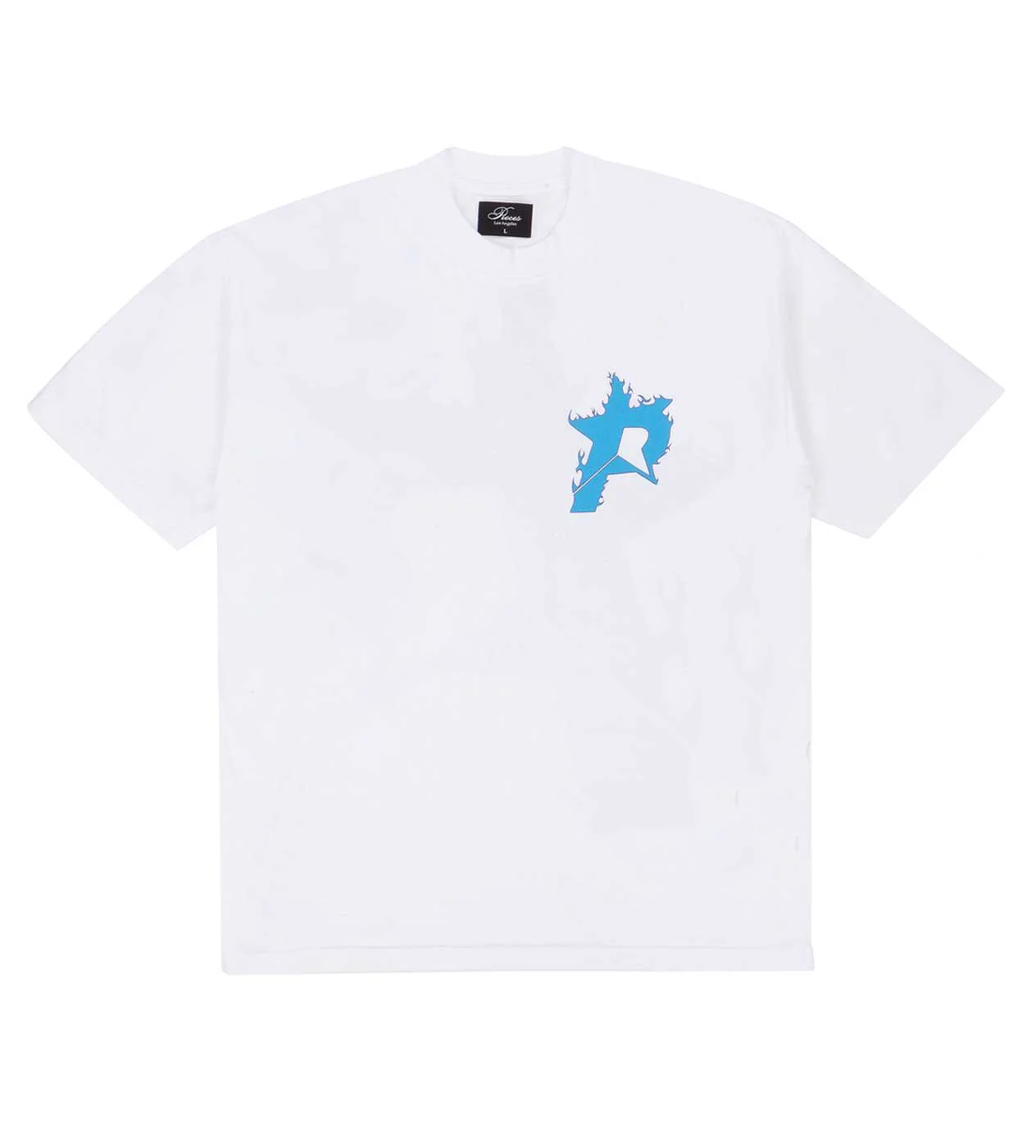 Pieces Star Flame Tee Blue White - Image 2