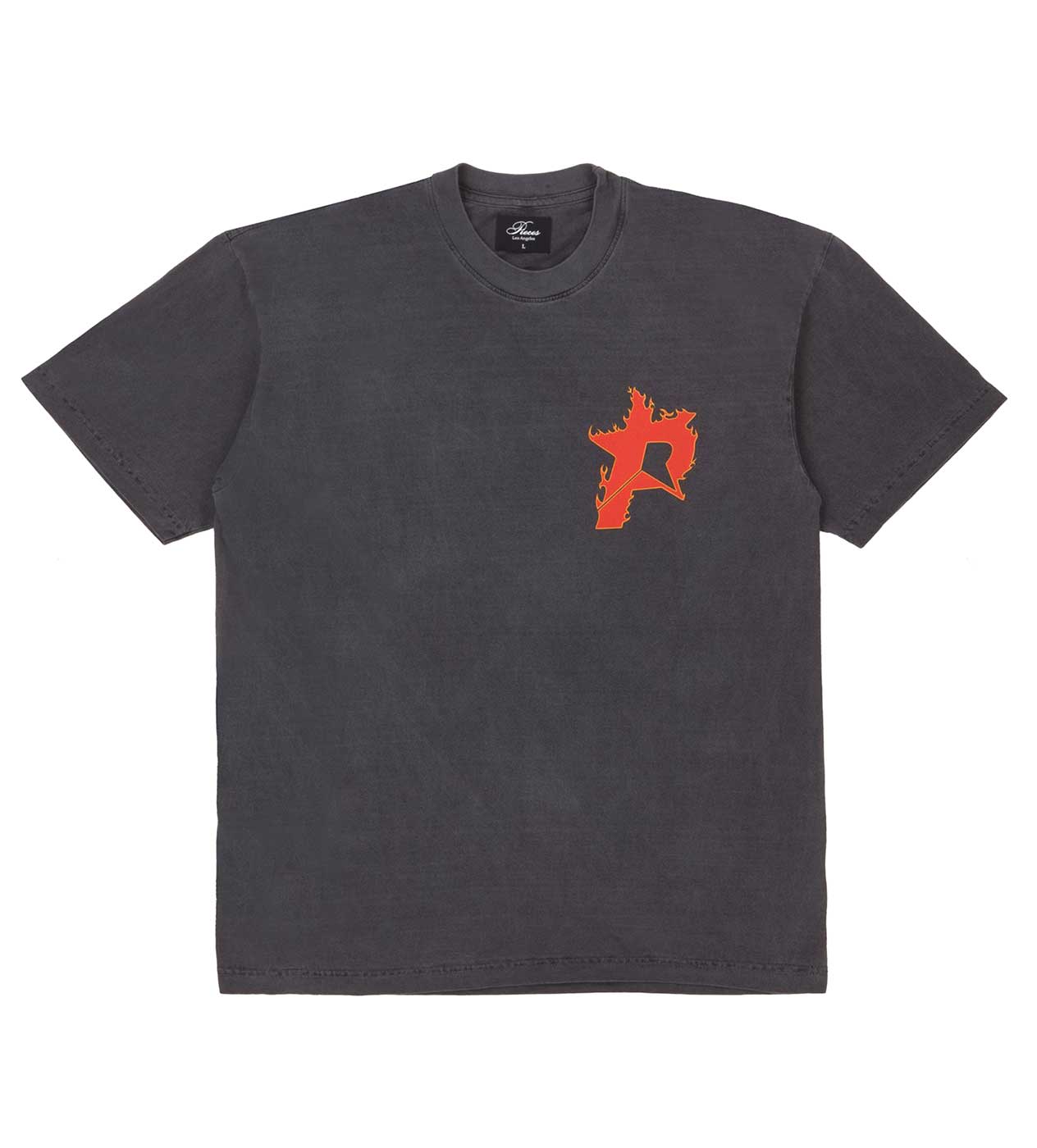 Pieces Star Flame Tee Red Black - Image 2