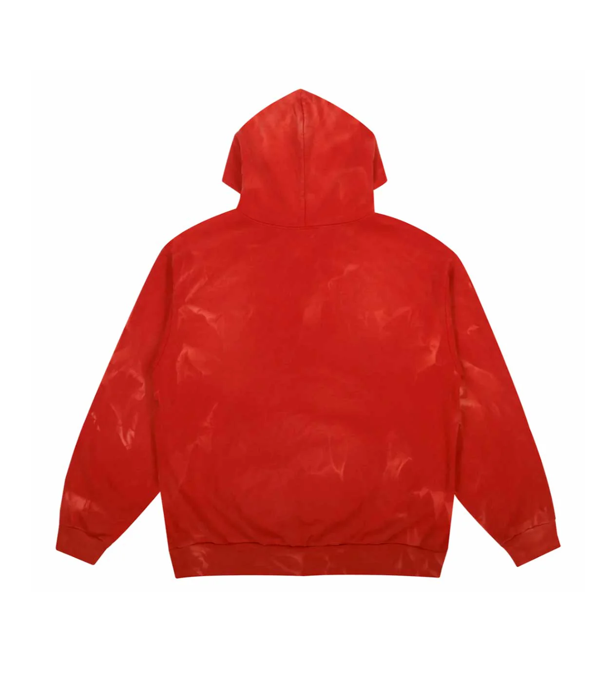 Pieces Sun Faded Zip Up Sweatshirt Lava Red - Image 2