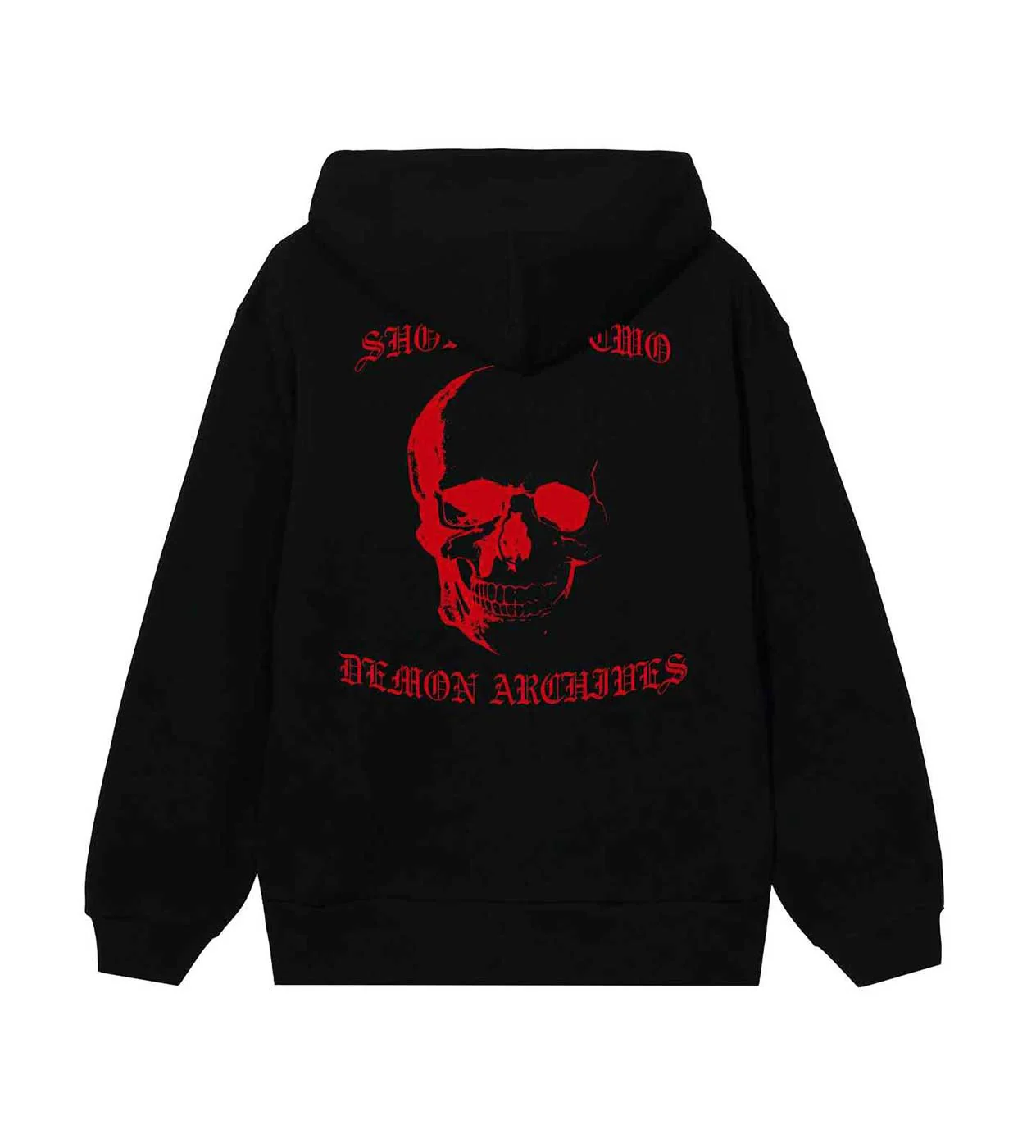 Revenge Archive Hoodie Black/Red - Image 2