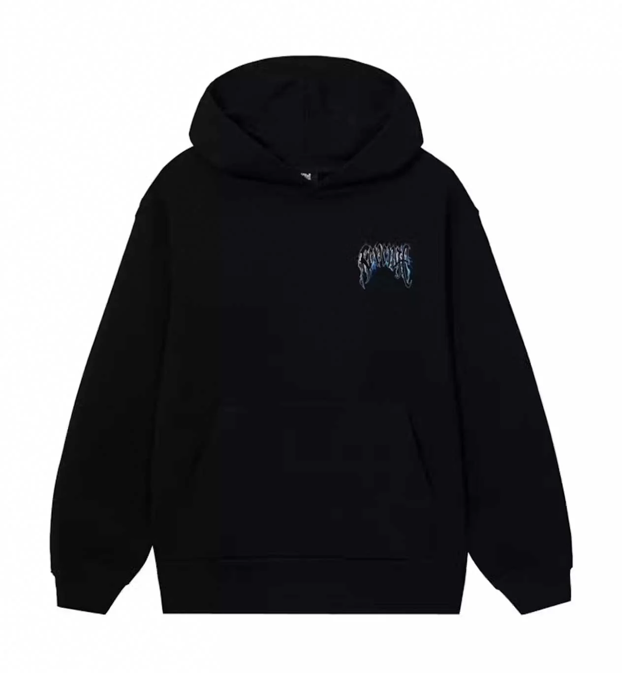 Revenge Blue Lighting Arch Logo Hoodie - Image 2