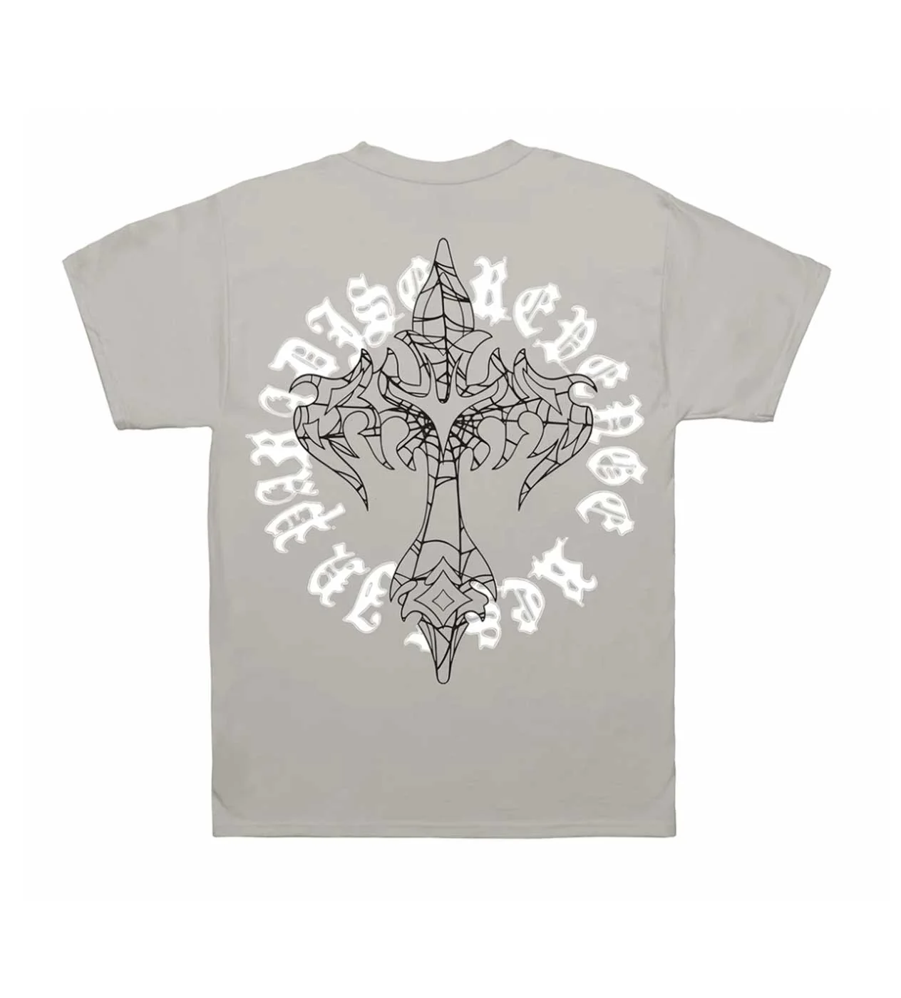 Revenge Web Cross Tee Cement - Image 2