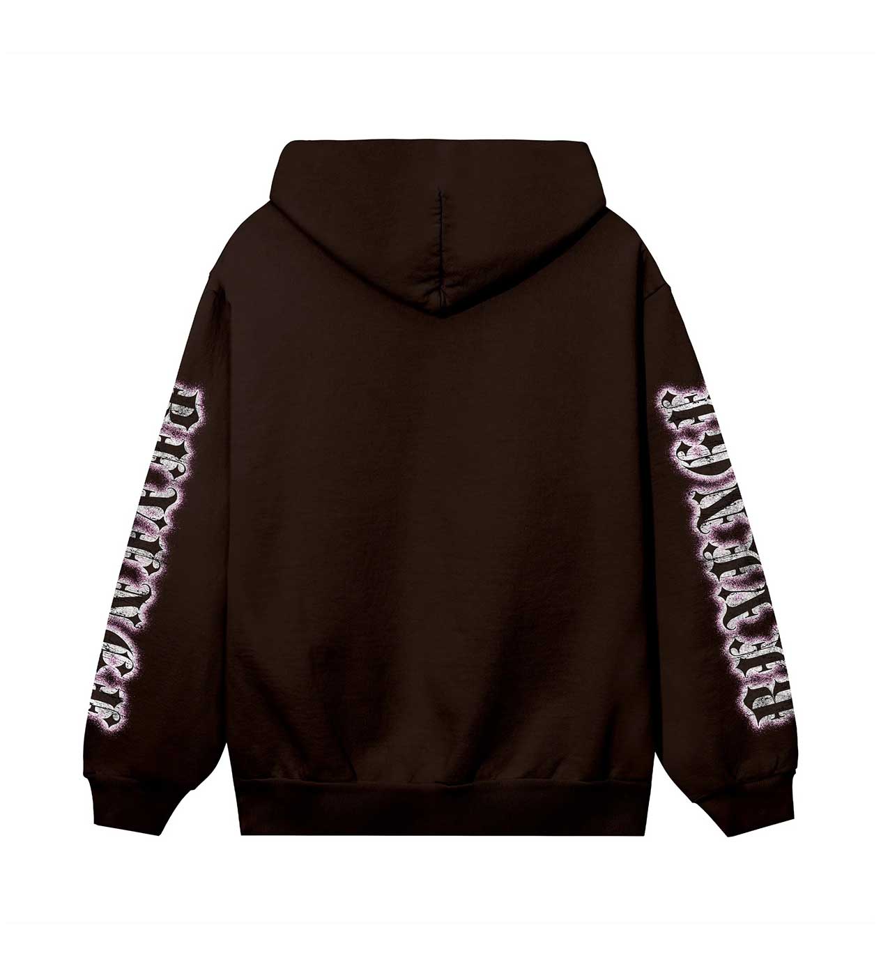 Revenge x G Herbo Angel Disciple Hoodie Brown - Image 2