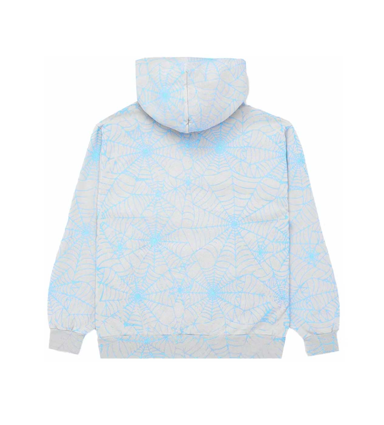 Sp5der AOP Web Heather Grey Hoodie - Image 2