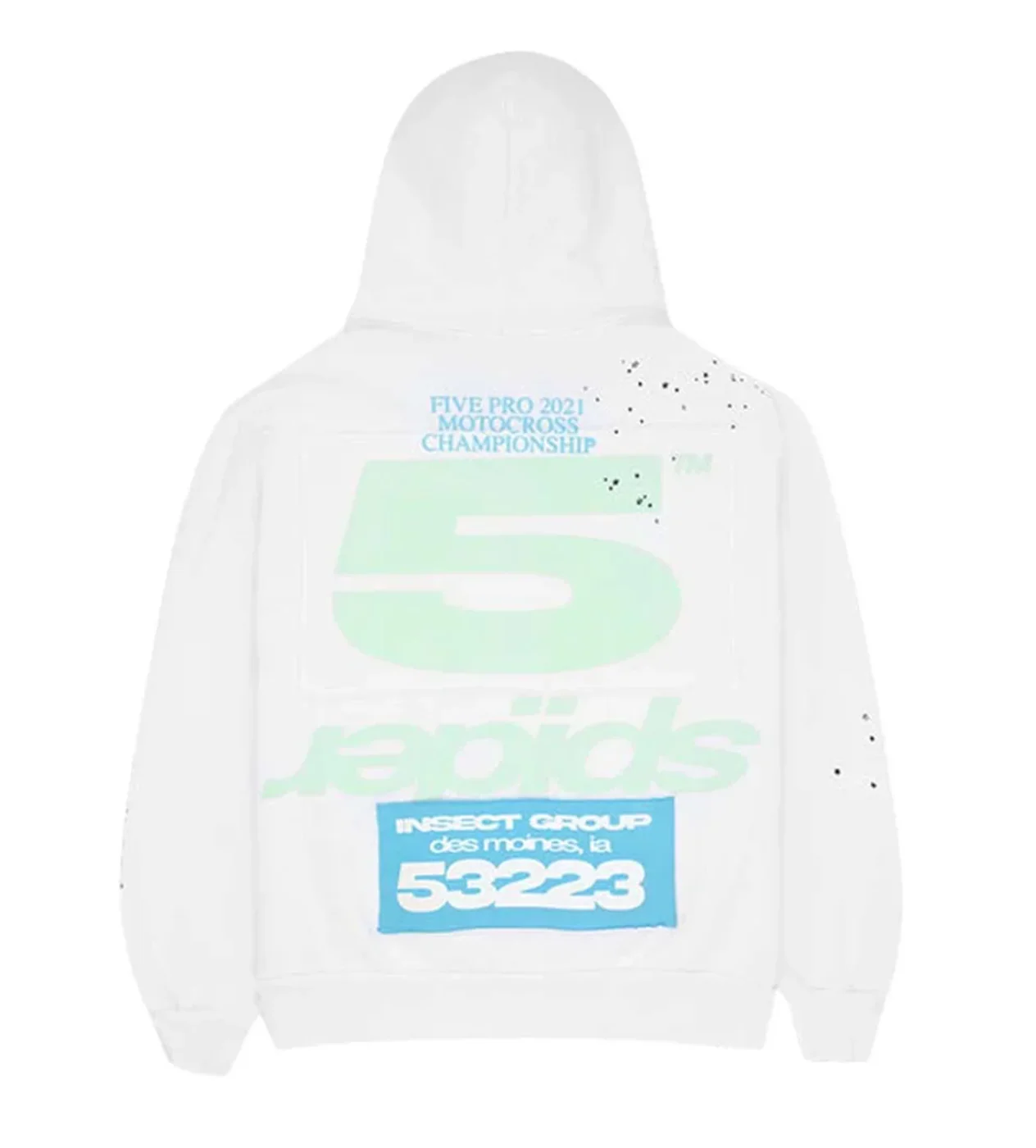 Sp5der Cross Country Hoodie Eggshell - Image 2
