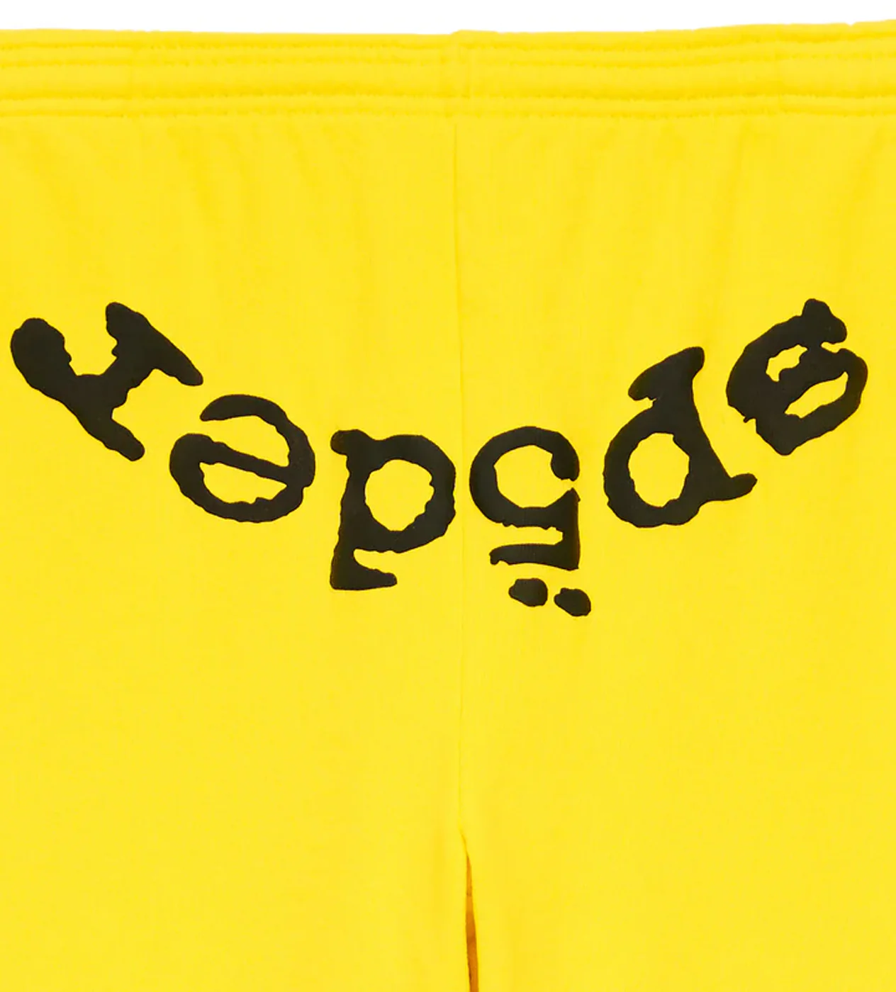 Sp5der Legacy Sweatpants V2 Yellow - Image 3