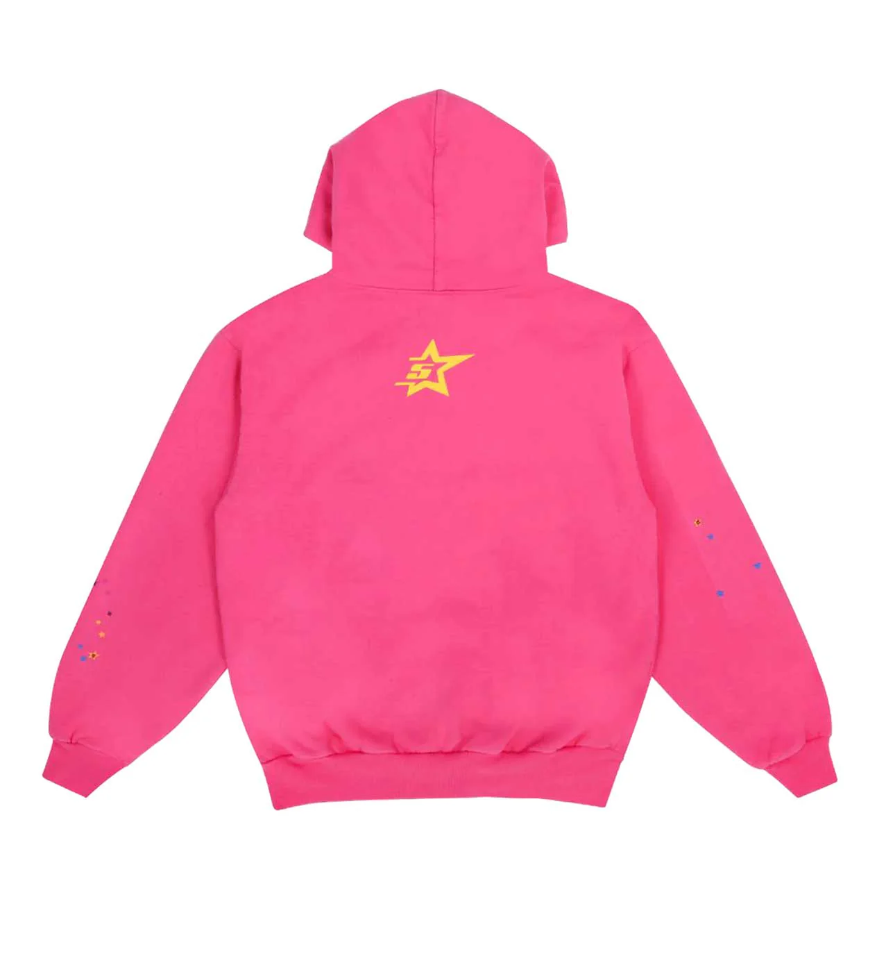 Sp5der P*nk Web Hoodie Pink - Image 2