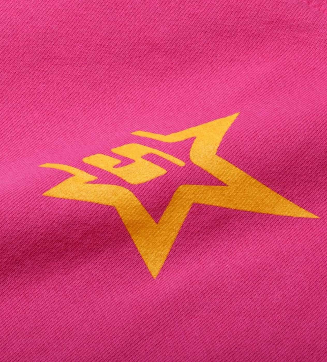 Sp5der P*nk Web Hoodie Pink - Image 4