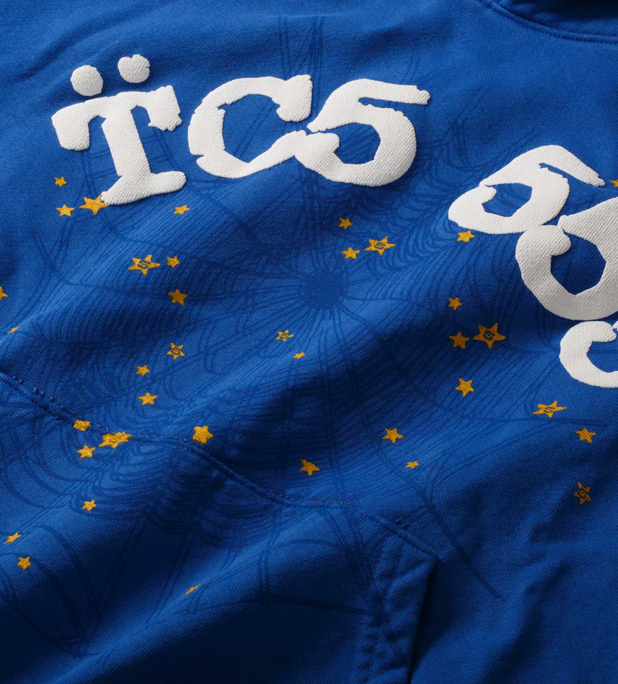 Sp5der TC5 Hoodie Blue - Image 3