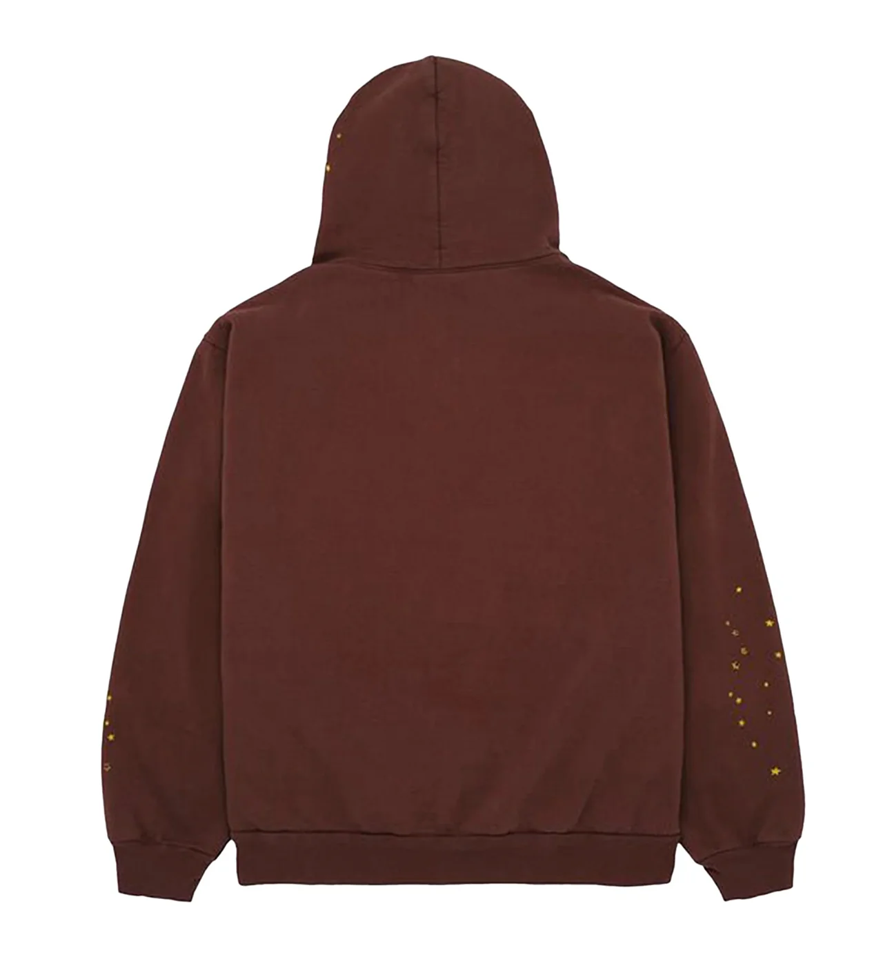 Sp5der Web Logo Hoodie Brown - Image 2
