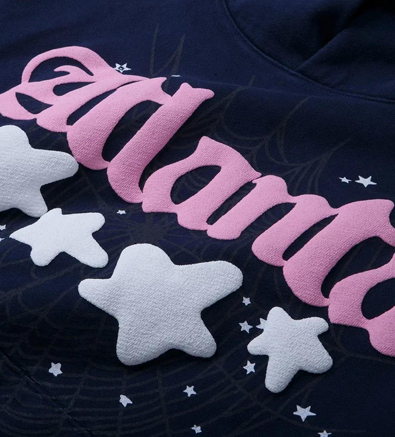 Sp5der Atlanta Hoodie Navy - Image 3