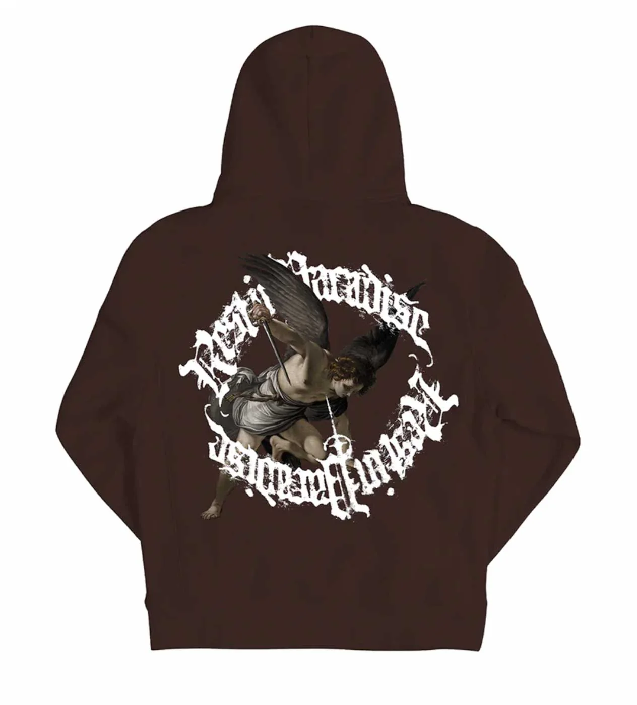 Revenge St. Michaels Hoodie Chocolate Brown - Image 2