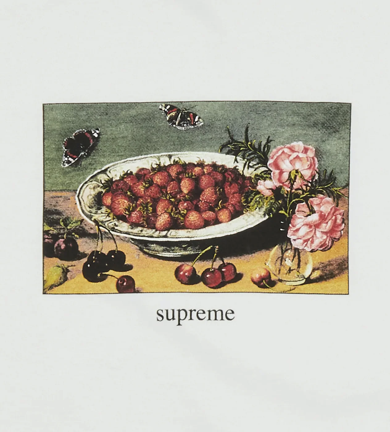 Supreme Strawberries Tee White - Image 2