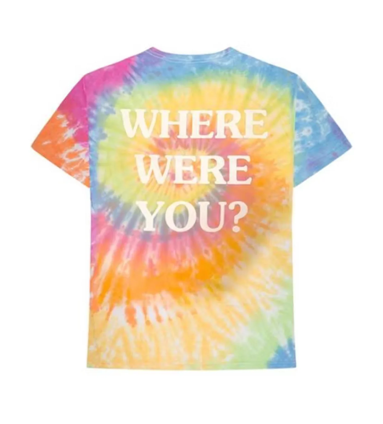 Travis Scott Where Were You Tie Dye Tee - Image 2