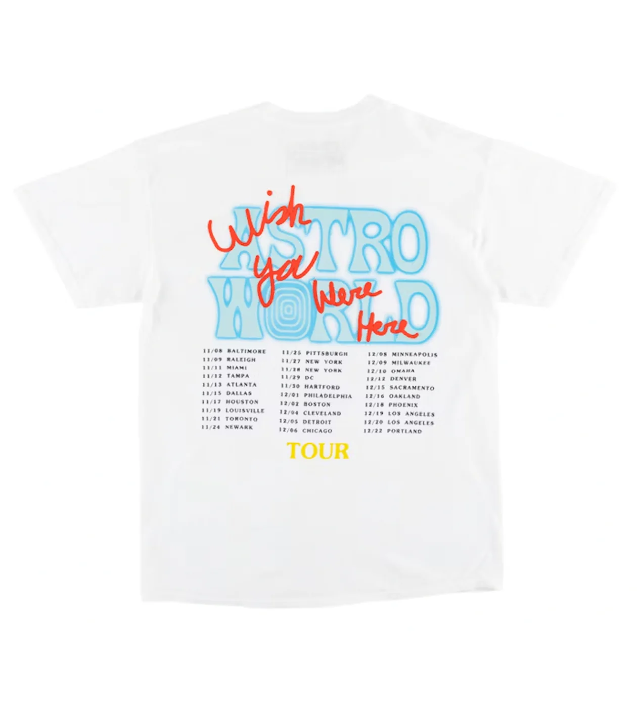 Travis Scott No Bystanders White Tee - Image 2