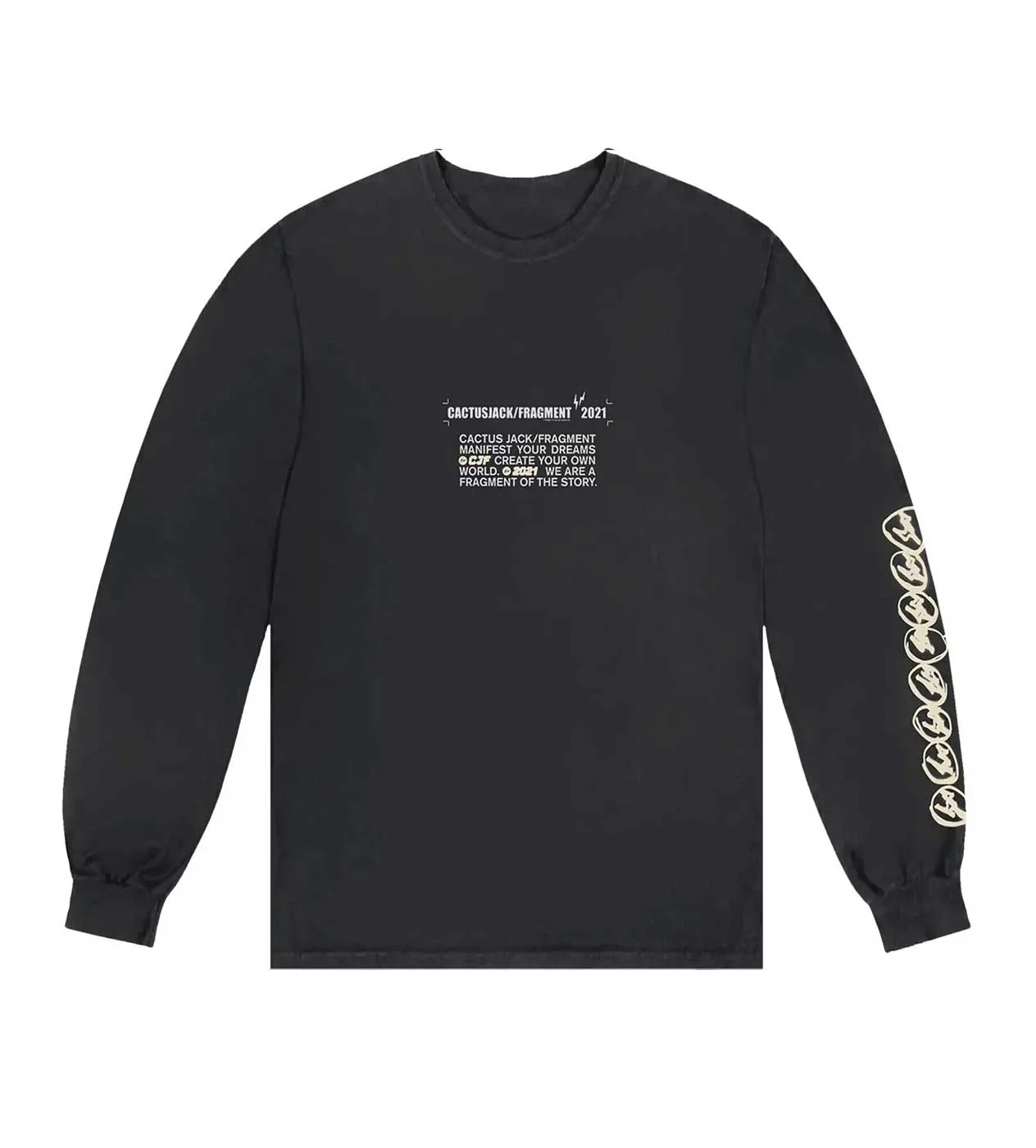 Travis Scott Fragment Logo Long Sleeve - Image 2