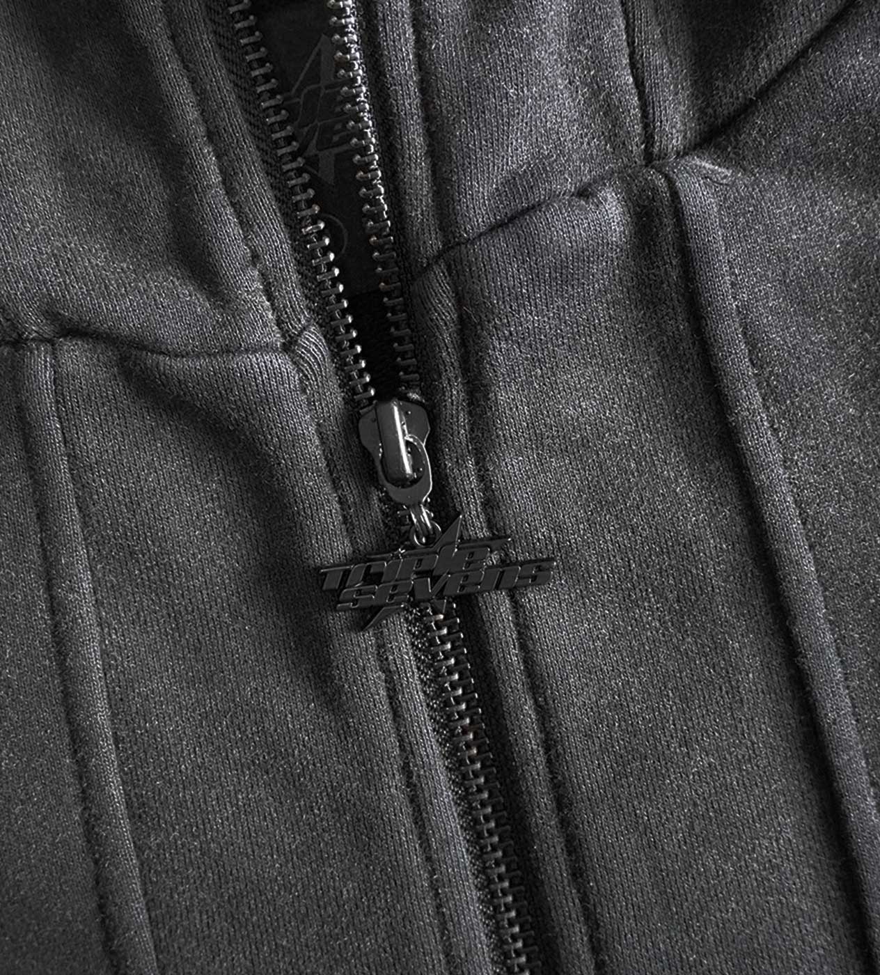 Triple Sevens Black Utility Zip Up - Image 5
