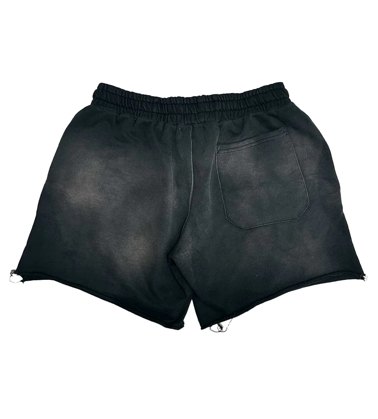 Vertabrae Black Double Emblem Shorts - Image 4
