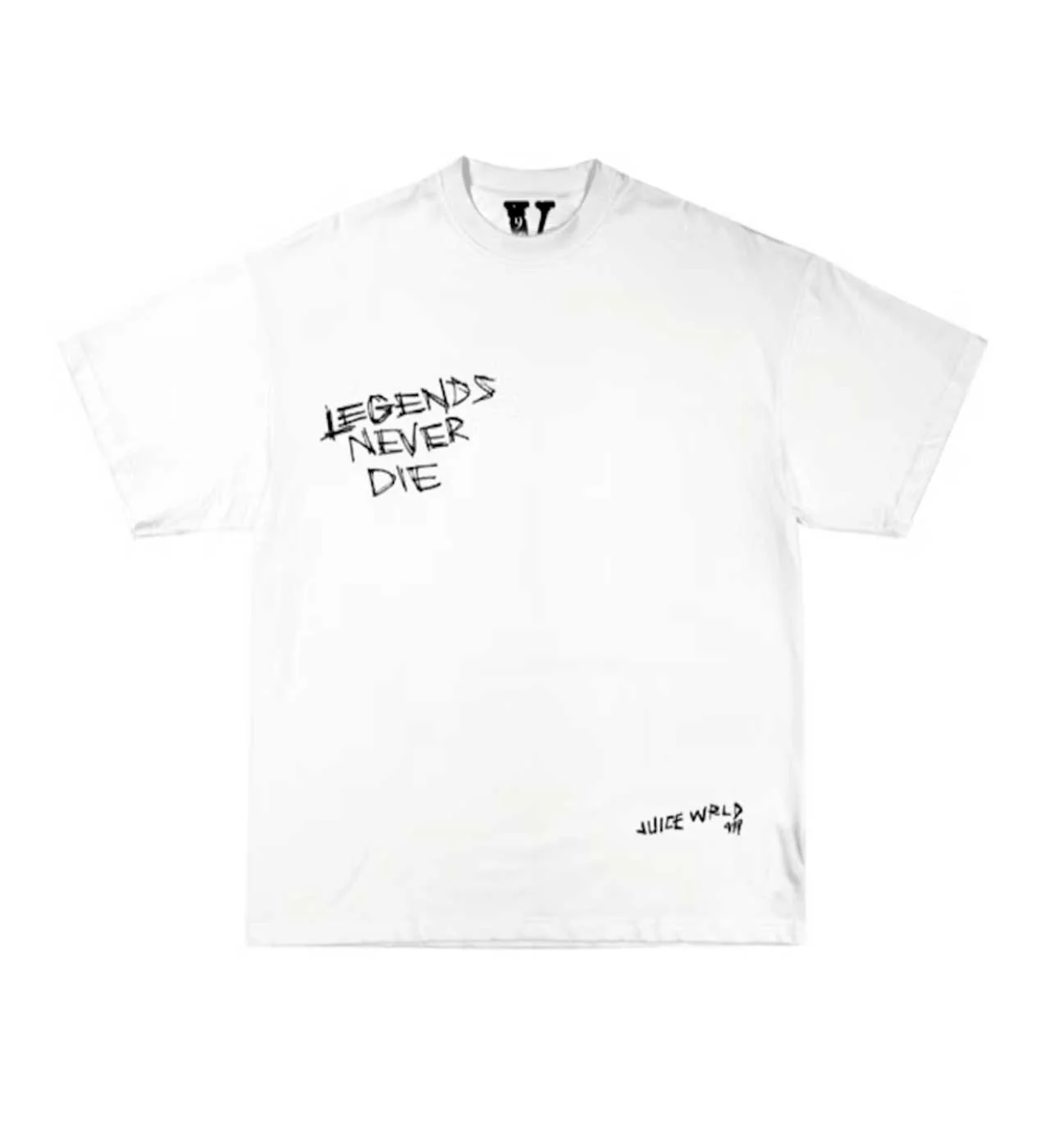 Vlone Juice WRLD Face Tee White - Image 2