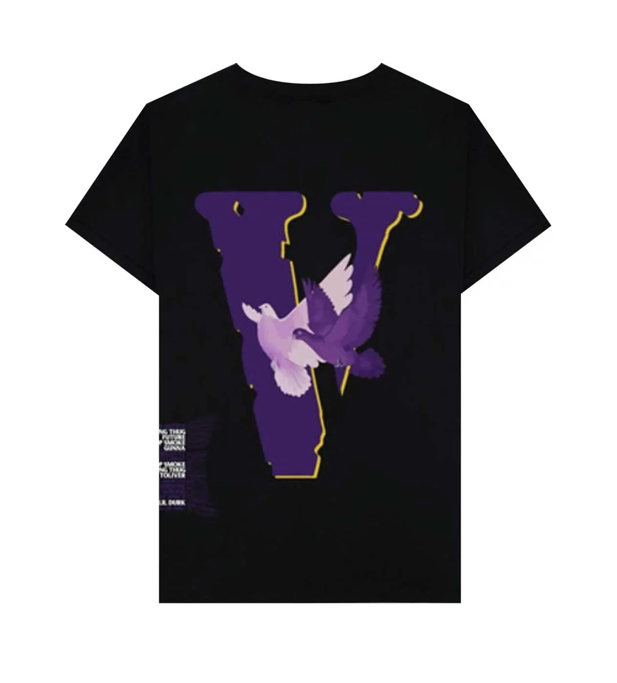 Vlone Nav Dove Black Tee - Image 2