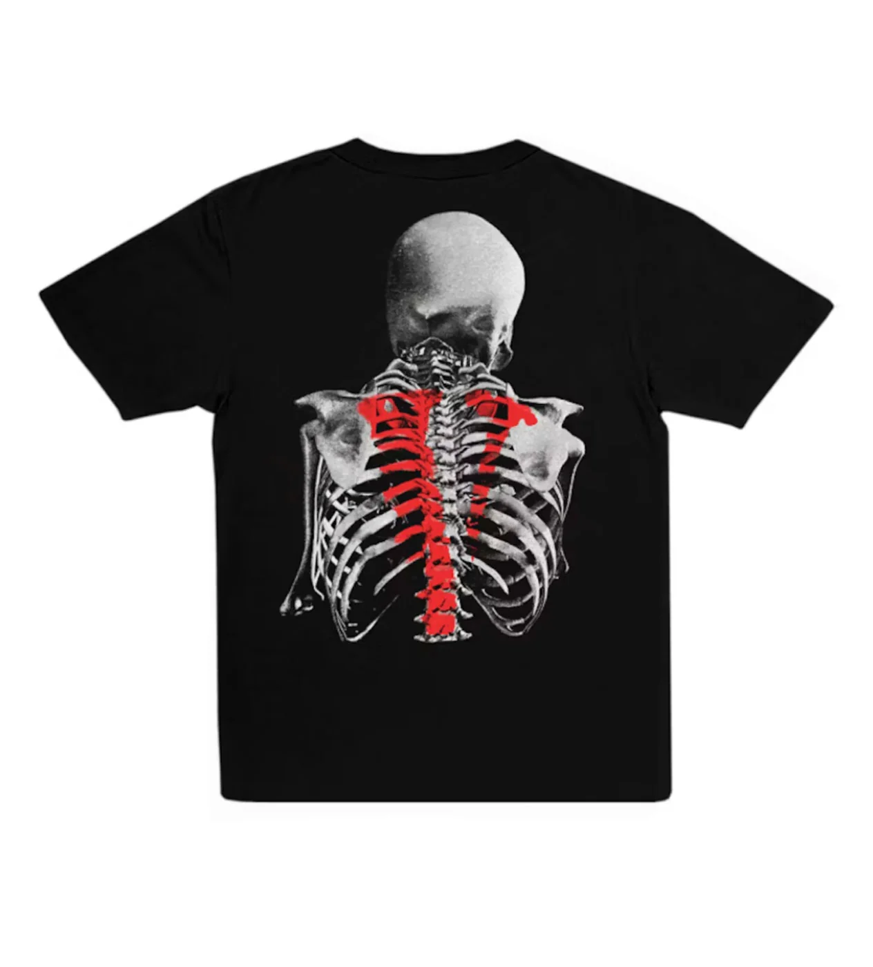 Vlone NBA Bones Tee Black - Image 2